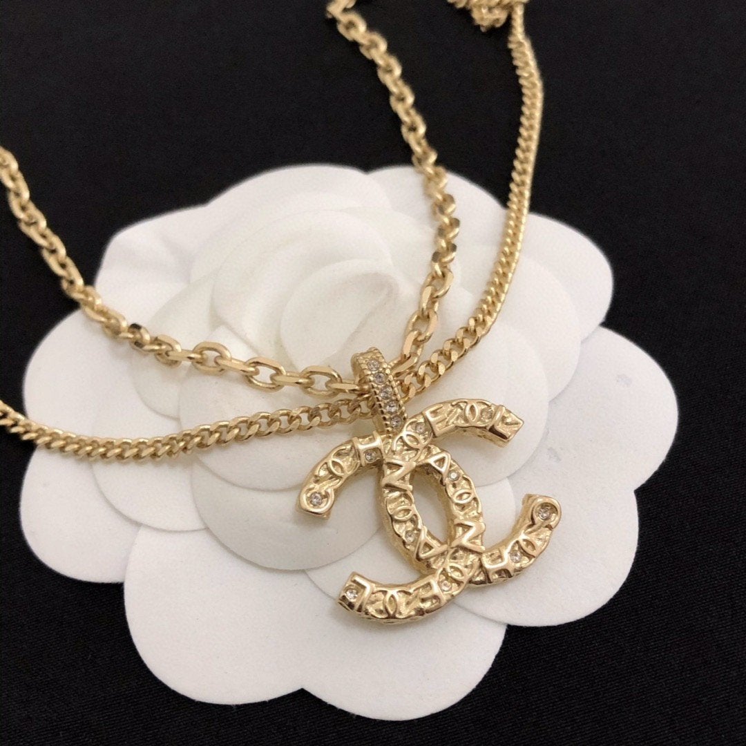 2025 High-end Double-Strand Letter Necklace