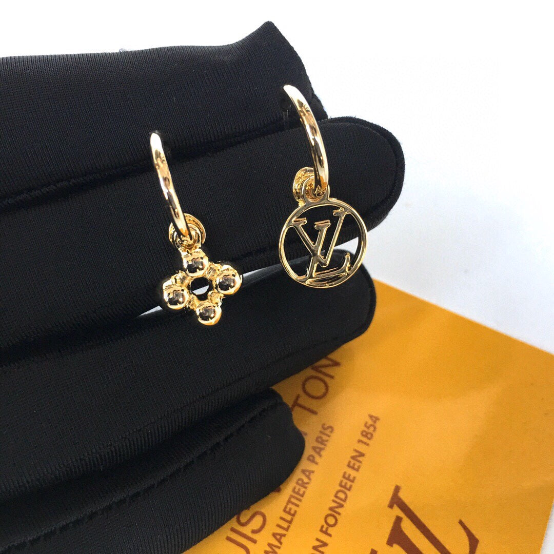 2025 Flower & Logo Earrings