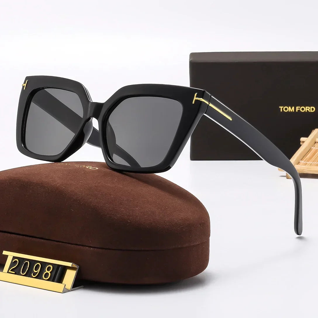 TOM FORD Square Round Sunglasses 2098