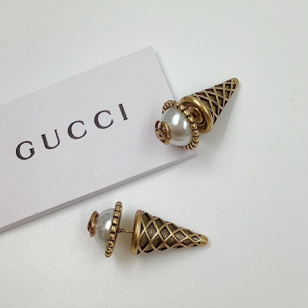 2025 Vintage Ice Cream Pearl Earrings