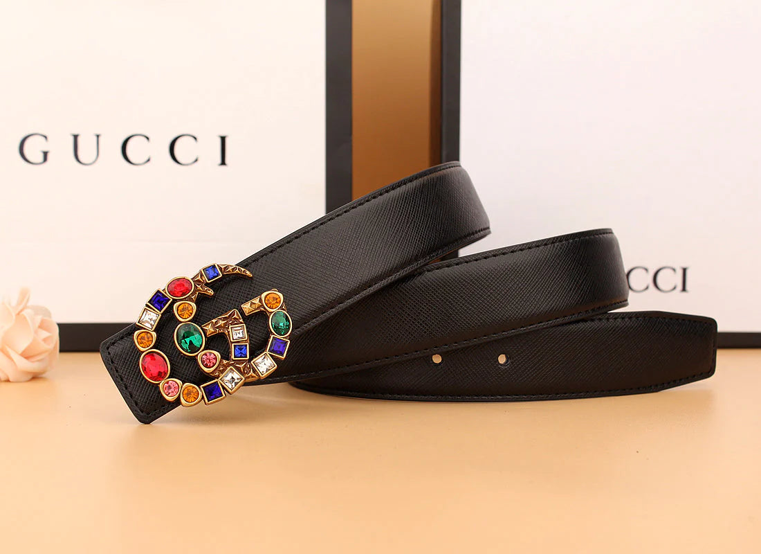 2025 2 double irregular colored diamond belts