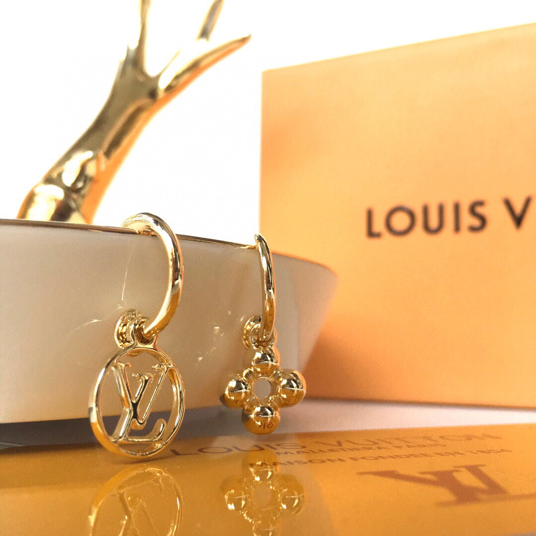 2025 Flower & Logo Earrings