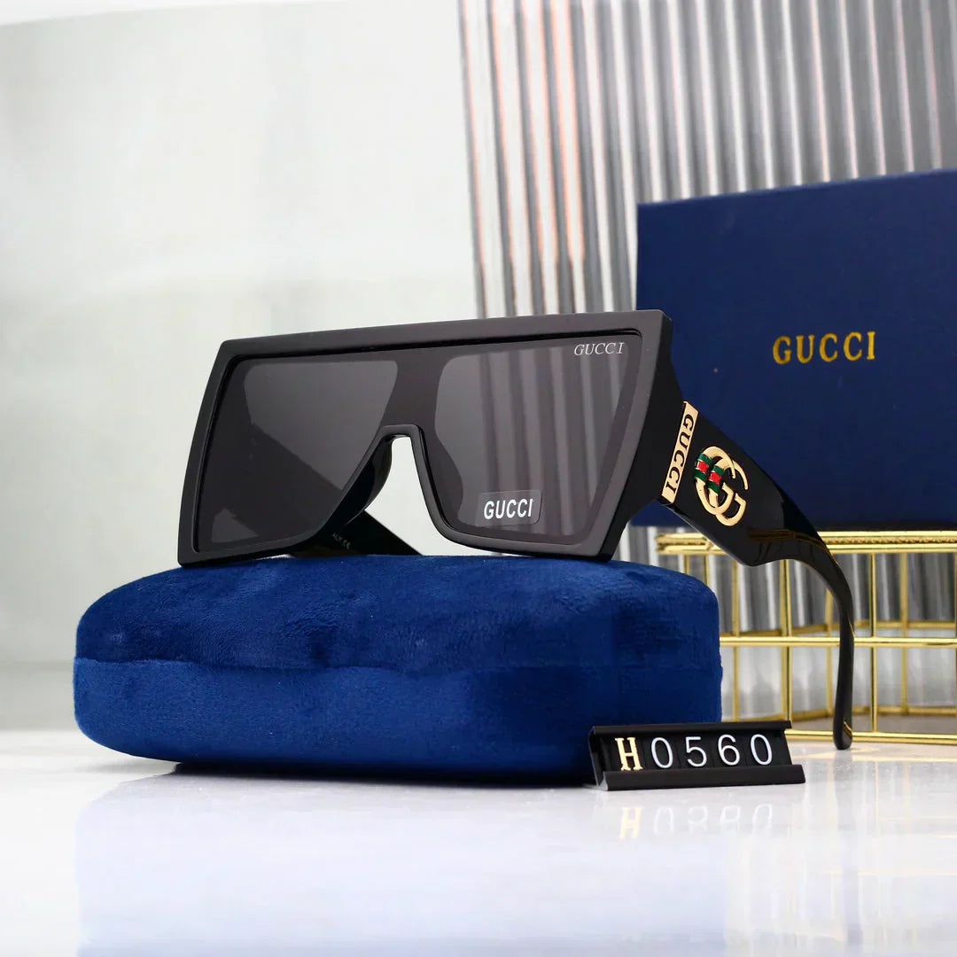 2025 Trendy Square Frame One-Piece Sunglasses