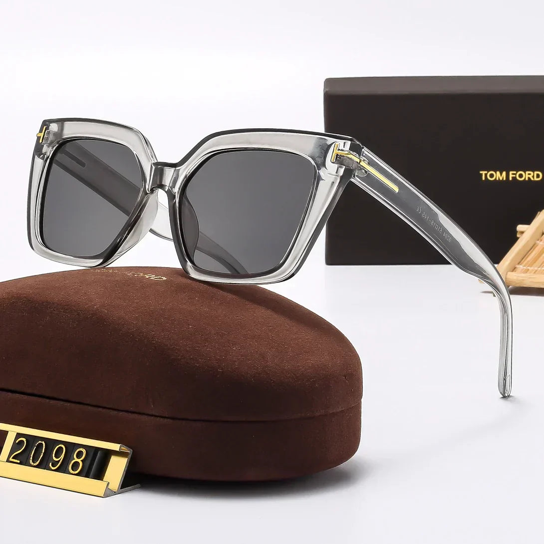 TOM FORD Square Round Sunglasses 2098