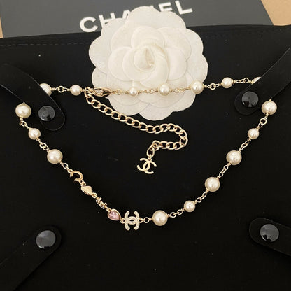 2025 heart-shaped pearl necklace