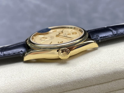 Hengdong 1908 Model M52508-0004 Leather Strap watch