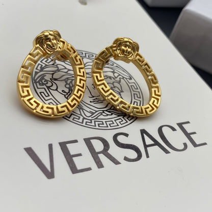 2025 Statement Oval Cutout Earrings