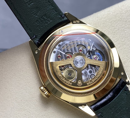 Hengdong 1908 Model M52508-0004 Leather Strap watch