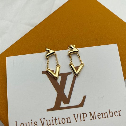 2025 Letter Chain Earrings