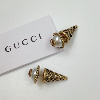 2025 Vintage Ice Cream Pearl Earrings