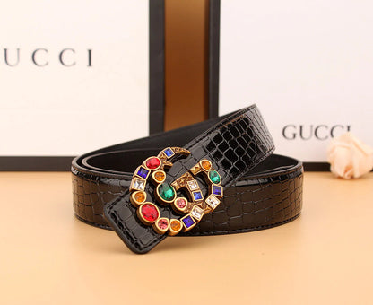2025 2  double irregular colored diamond belts