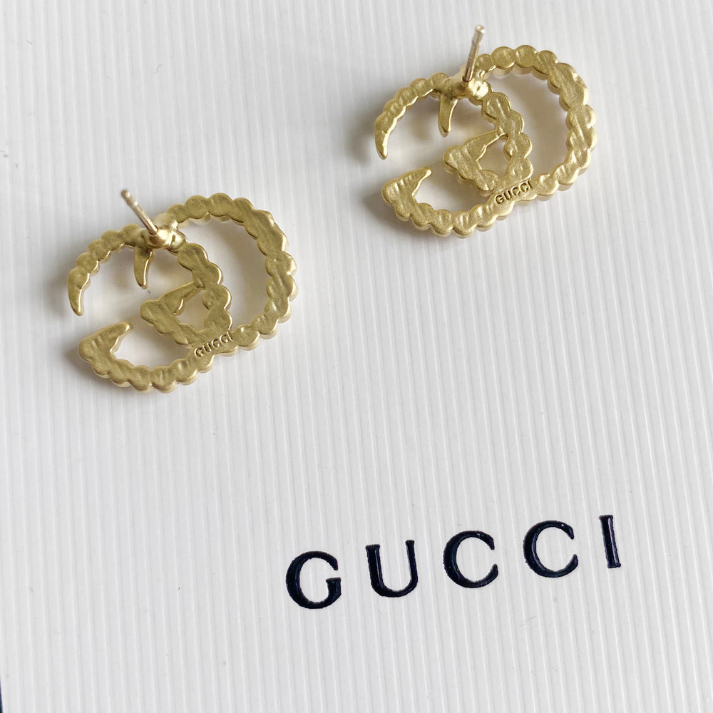2025 Double G Pearl Stud Earrings