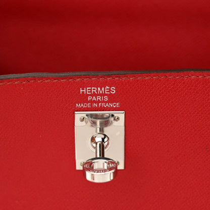 Madame Calfskin Verso Kelly Sellier 25 Rouge Piment Rose Shocking BAG