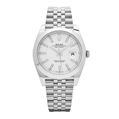 2025 Watch Datejust 126300 Stainless Steel White Dial Jubilee
