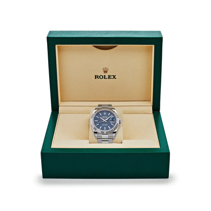 2025 Watch Datejust 126334 Stainless Steel Fluted Motif Blue Dial Oyster (2023)