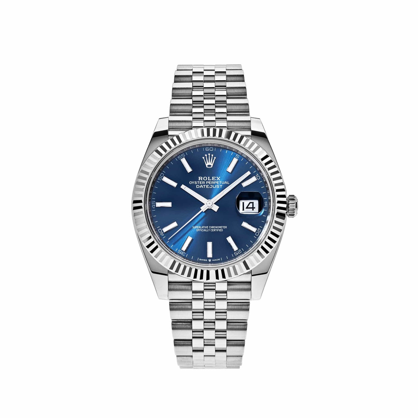 2025 Watch Datejust 126334 Stainless Steel Blue Dial Jubilee