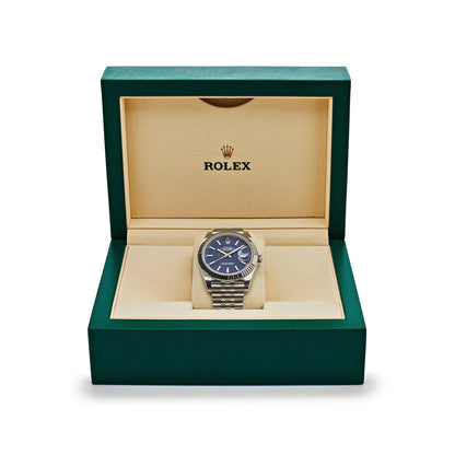 2025 Watch Datejust 126334 Stainless Steel Fluted Motif Blue Dial Jubilee (2023)