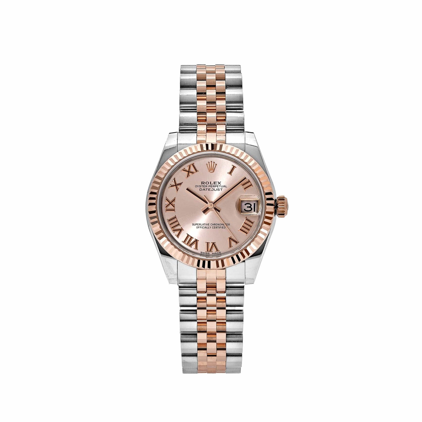 2025 Watch Datejust 178271 Rose Gold Stainless Steel Sundust Dial (2020)