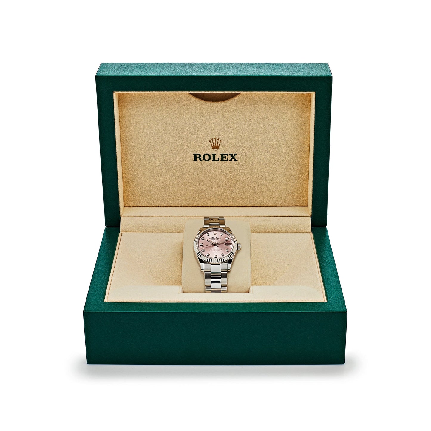 2025 Watch Datejust 278274 Stainless Steel Pink Diamond Dial