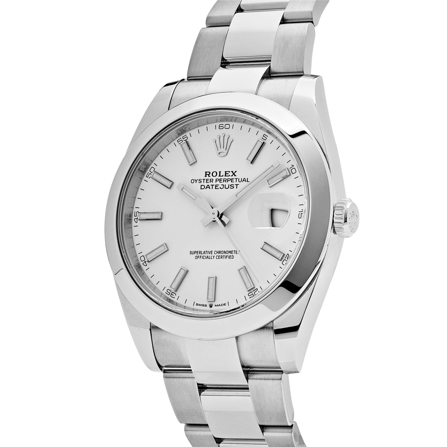 2025 Watch Datejust 126300 Stainless Steel White Dial Oyster