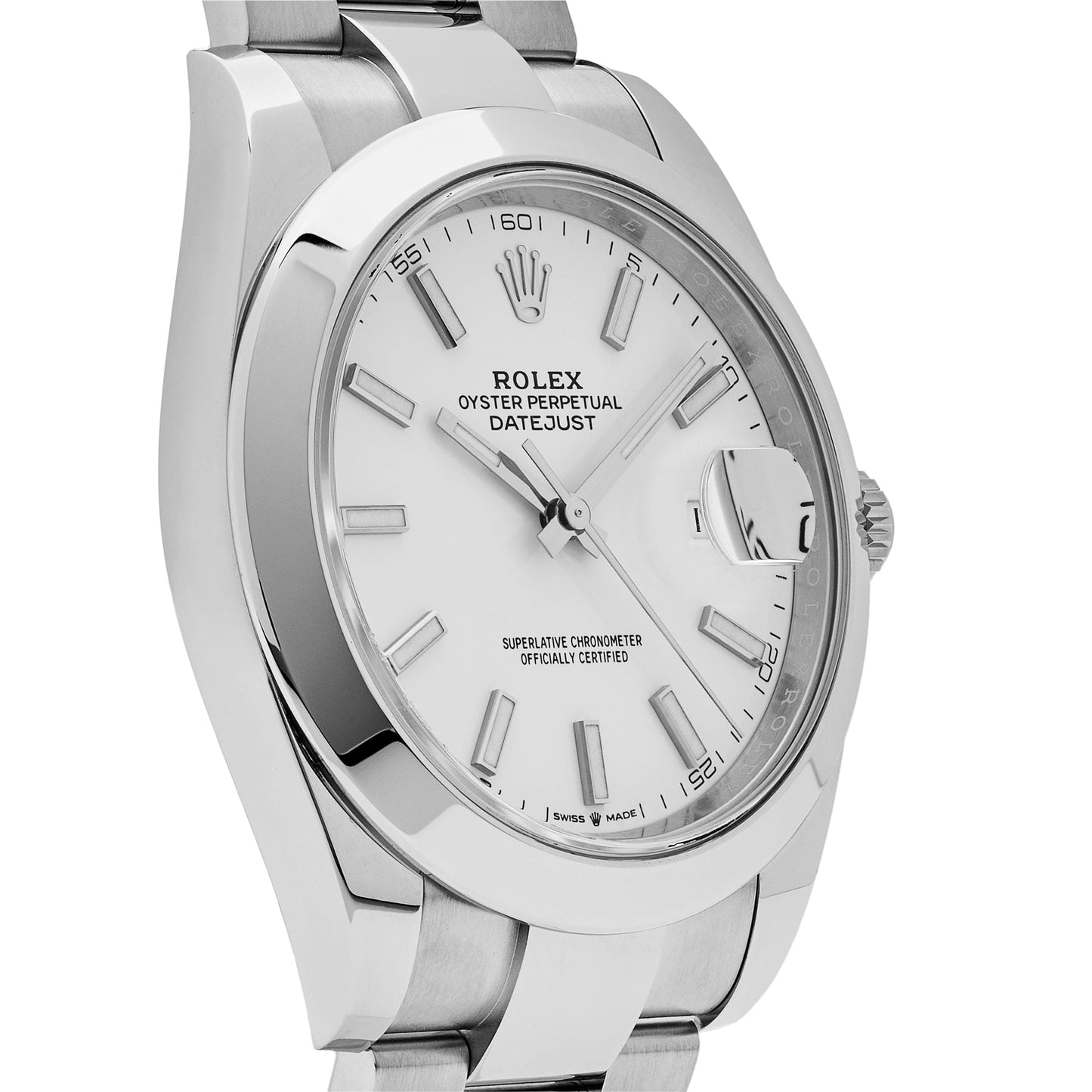 2025 Watch Datejust 126300 Stainless Steel White Dial Oyster