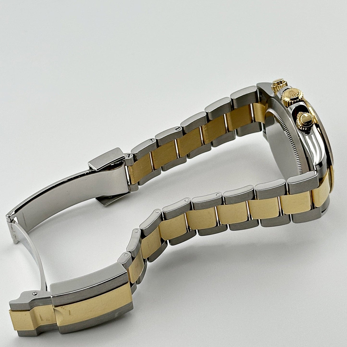 2025 Watch Daytona 116503 Yellow Gold Stainless Steel Black Diamond Dial (2022)