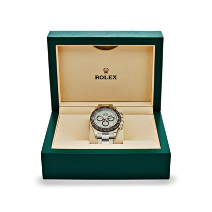 2025 Watch Daytona 116506 Platinum Ice Blue Arabic Dial