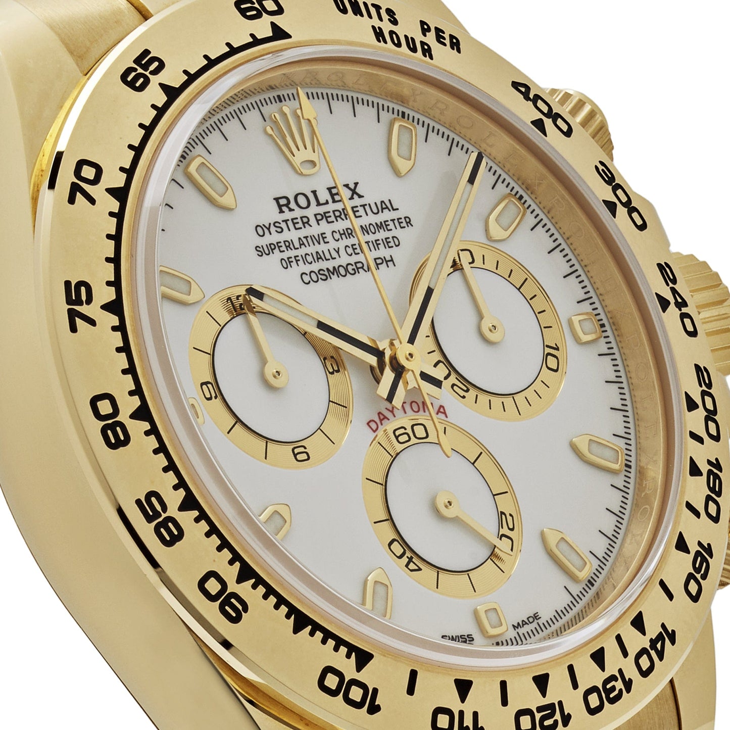 2025 Watch Daytona 116508 Yellow Gold White Dial (2021)