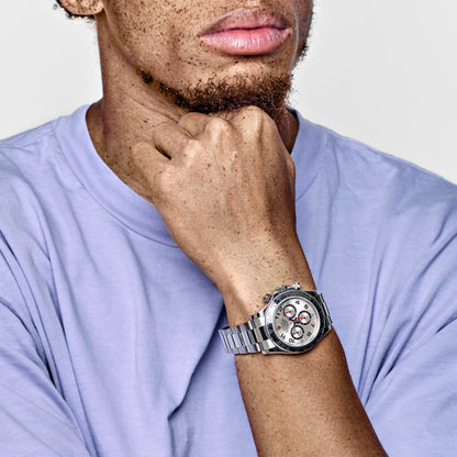 2025 Watch Daytona 116509 Silver Racing Dial White Gold (2013)