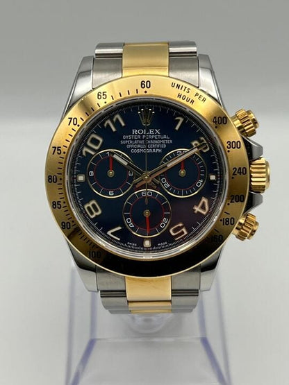 2025 Watch Daytona 116523 Stainless Steel and Yellow Gold Blue Dial