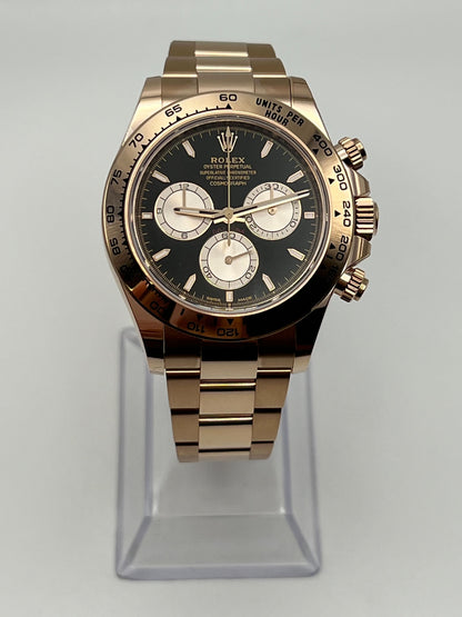 2025 Watch Daytona Cosmograph 126505 Rose Gold Black Dial (2024)