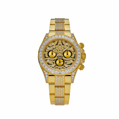 2025 Watch Daytona 'Eye of the Tiger' 116598TBR Yellow Gold Diamond Accents (2022)