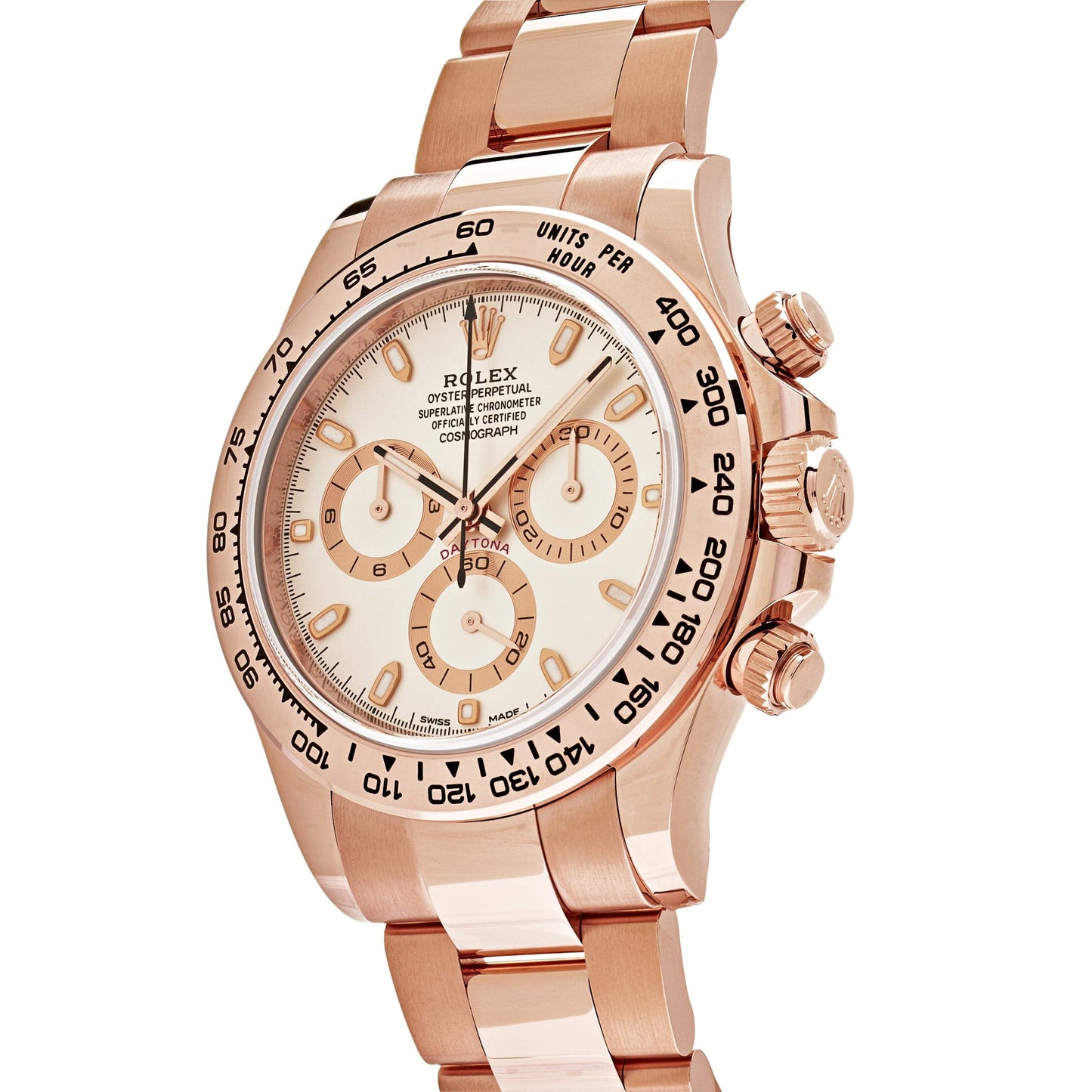 2025 Watch Daytona 116505 Rose Gold Ivory Dial