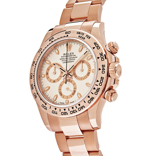 2025 Watch Daytona 116505 Rose Gold Ivory Dial