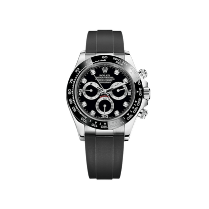 2025 Watch Daytona 116519LN White Gold Black Diamond Dial