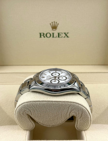 2025 Watch Daytona 16520 Zenith Movement Stainless Steel White Dial