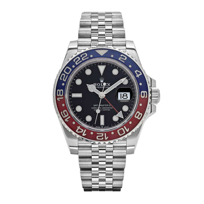 2025 Watch GMT-Master II 126710BLRO 'Pepsi' Stainless Steel Black Dial Jubilee (2021)