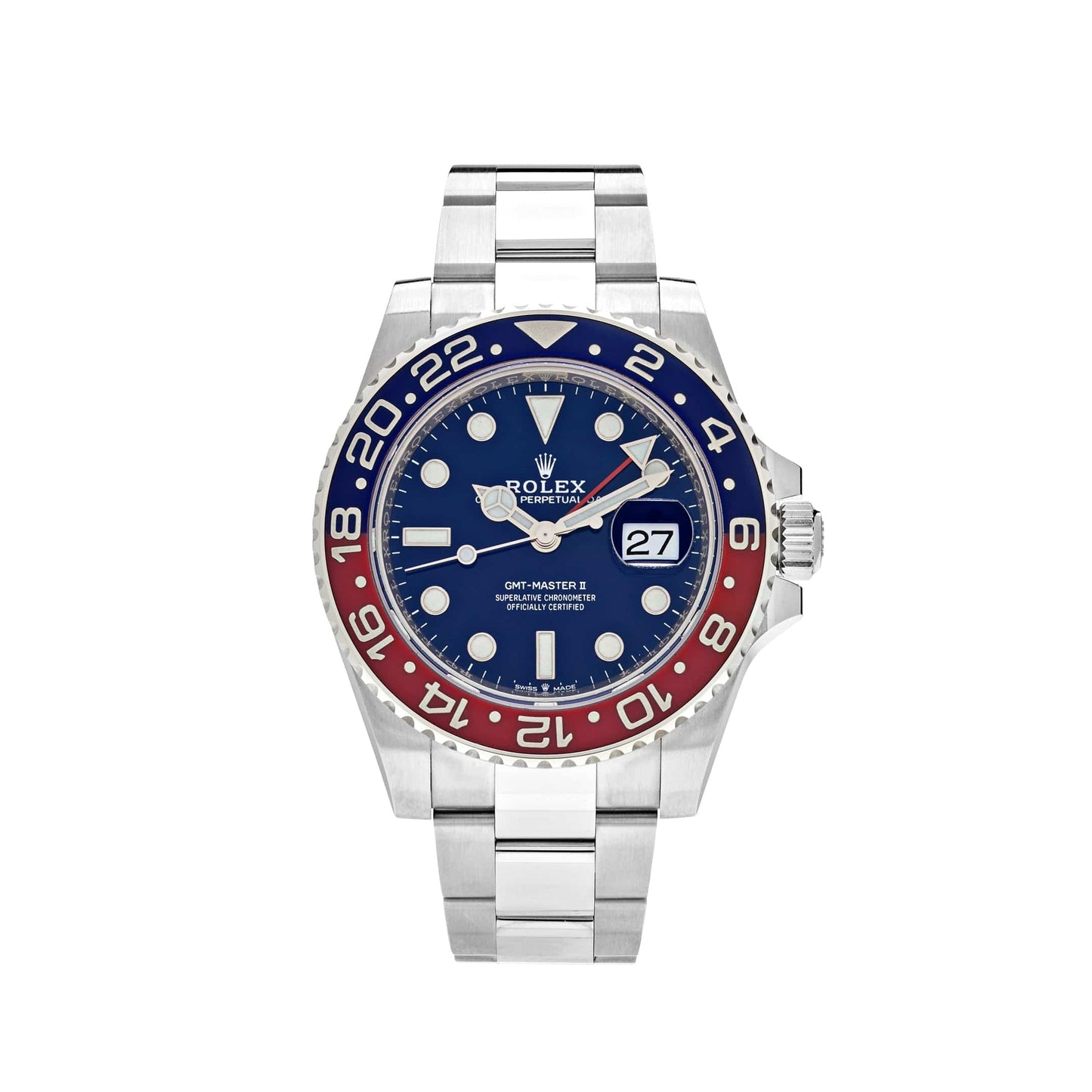 2025 Watch GMT-Master II 126719BLRO 'Pepsi' White Gold Blue Dial (2021)