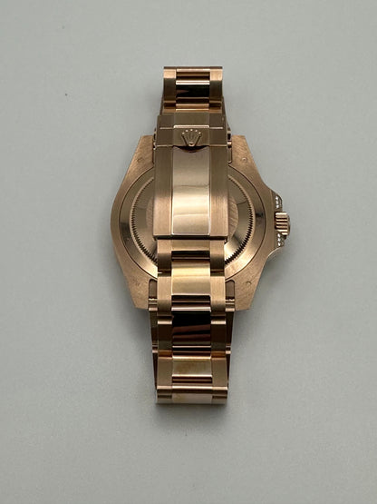 2025 Watch GMT-Master II 1267555SARU 'SARU' Rose Gold Black Dial Diamond Bezel