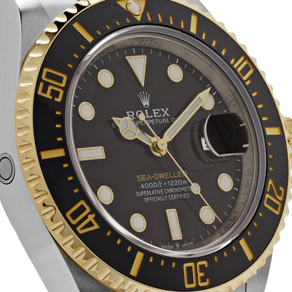 2025 Watch Sea-Dweller 126603 Stainless Steel Yellow Gold Black Dial (2019)