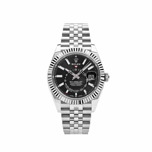 2025 Watch Sky-Dweller 326934 Stainless Steel Black Dial Jubilee (2023)