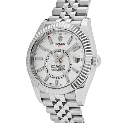 2025 Watch Sky-Dweller 326934 Stainless Steel White Dial Jubilee (2022)