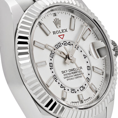 2025 Watch Sky-Dweller 336934 Stainless Steel White Dial (2024)