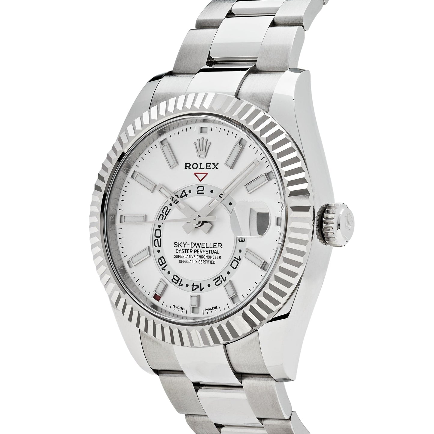 2025 Watch Sky-Dweller 326934 Stainless Steel White Dial