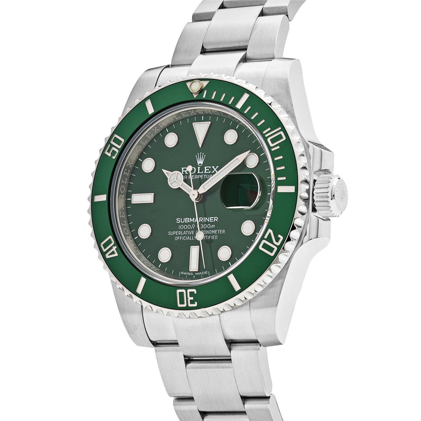 2025 Watch Submariner Date 116610LV 'Hulk' Stainless Steel Green Dial