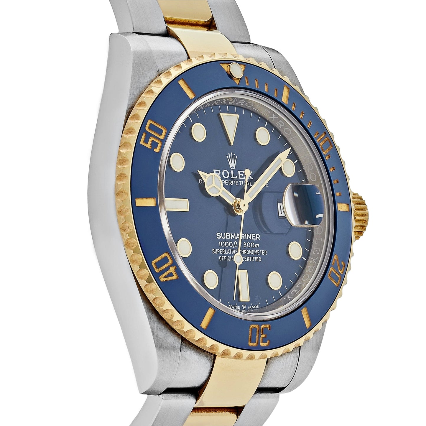 2025 Watch Submariner Date 126613LB Stainless Steel Yellow Gold Blue Dial