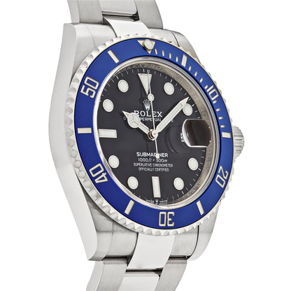 2025 Watch Submariner Date 126619LB White Gold Black Dial Blue Bezel (2023)