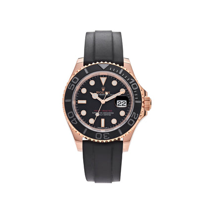 2025 Watch Yacht-Master 116655 Rose Gold Black Dial