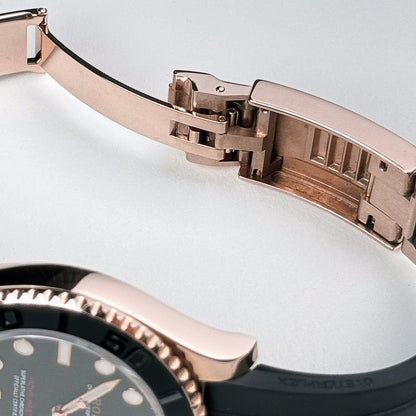 2025 Watch Yacht-Master 126655 Rose Gold Black Dial (2020)