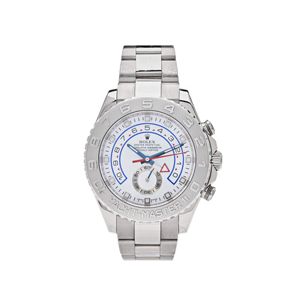 2025 Watch Yacht-Master II 116689 White Gold Platinum White Dial